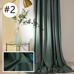 Pohjoismaiseen Tyyliin Valmistettu Kiinteä Hotelliflanelli-Pimennysverho Mittatilaustyönä