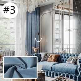 Pohjoismaiseen Tyyliin Valmistettu Kiinteä Hotelliflanelli-Pimennysverho Mittatilaustyönä