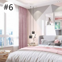 Pohjoismaiseen Tyyliin Valmistettu Kiinteä Hotelliflanelli-Pimennysverho Mittatilaustyönä