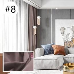 Pohjoismaiseen Tyyliin Valmistettu Kiinteä Hotelliflanelli-Pimennysverho Mittatilaustyönä