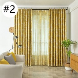 Pimennysverho Mittatilaustyönä Tehty Verho Amerikkalaistyylinen Kasvikuvio