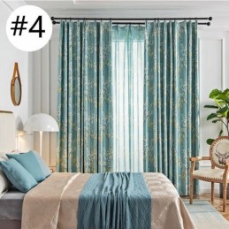 Pimennysverho Mittatilaustyönä Tehty Verho Amerikkalaistyylinen Kasvikuvio