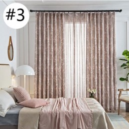 Mittatilaustyönä Tehty Verho Amerikkalaistyylinen Kasvikuvioinen Puolipimennysverho