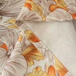 Puolipimennysverho Mittatilaustyönä Amerikkalaistyylinen Kasvikuvioitu Verho