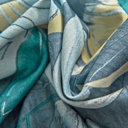 Mittatilaustyönä Tehty Amerikkalaistyylinen Verho, Kasvikuvioitu