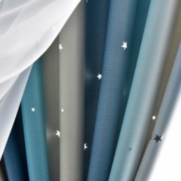 Pimennysverho Mittatilaustyönä, Verho Ontto Tähti, Läpikuultava Makuuhuone