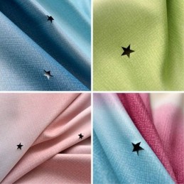 Pimennysverho Mittatilaustyönä, Verho Ontto Tähti, Läpikuultava Makuuhuone