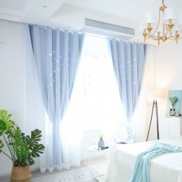 Fresh Max -Pimennysverho, Mittatilaustyönä Tehty, Ontto Tähtikuvioinen Lastenhuoneen Verho