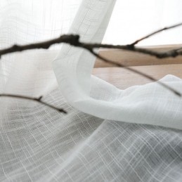 Valkoinen Läpikuultava Verho Mittatilaustyönä Tehty Verho, Yksivärinen, Kaikki Sopivat Yhteen Voile-Olohuoneen Ja Makuuhuoneen Kanssa