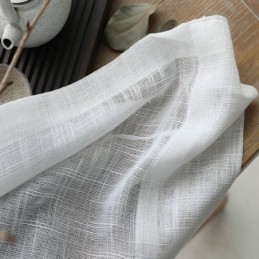 Valkoinen Läpikuultava Verho Mittatilaustyönä Tehty Verho, Yksivärinen, Kaikki Sopivat Yhteen Voile-Olohuoneen Ja Makuuhuoneen Kanssa