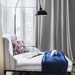 Puolipimennysverhot Hollantilaisesta Samettista, Mittatilaustyönä, Japanilaistyyliset