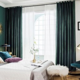 Max-Pimennysverho Mittatilaustyönä, Samettijäljitelmä, Tumma, Yksivärinen, Makuuhuoneeseen