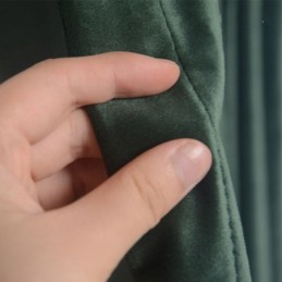 Max-Pimennysverho Mittatilaustyönä, Samettijäljitelmä, Tumma, Yksivärinen, Makuuhuoneeseen