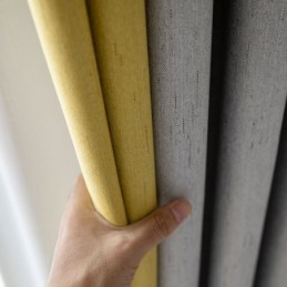 Kaksivärinen Liitosverho Mittatilaustyönä Tehty Verho Moderni Yksinkertainen Puolipimennys Olohuoneen Makuuhuoneen Kangas