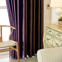 Suuri Ikkuna Samettinen Mittatilaustyönä Tehty Verho, Mittatilaustyönä Tehty Verhopaneeli, Useita Värejä, Yksi Valikoima