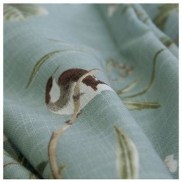 Pimennysverho Mittatilaustyönä Tehty Verho Amerikkalaisen Pastoraalisen Lintukuvion Hengittävä Ikkunaverho