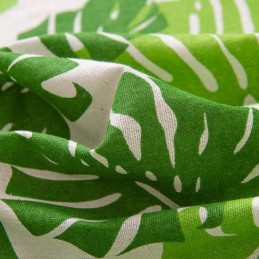 Banaaninlehtikuvioinen Verho, Mittatilaustyönä Tehty, Pohjoismainen Tyyli, Olohuone, Makuuhuone, Työhuone, Puolipimennysverho