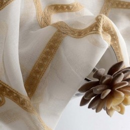 Hunajakennokirjonta, Läpikuultava Verho, Mittatilaustyönä Tehty, Amerikkalainen Abstrakti Olohuoneen Ja Makuuhuoneen Kangas