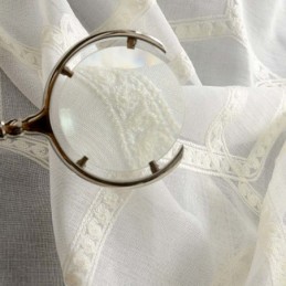 Hunajakennokirjonta, Läpikuultava Verho, Mittatilaustyönä Tehty, Amerikkalainen Abstrakti Olohuoneen Ja Makuuhuoneen Kangas