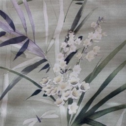 Vihreä Bambuverho Mittatilaustyönä Moderni Kuviollinen Puolipimennys Olohuoneeseen Makuuhuoneeseen Lastenhuoneeseen