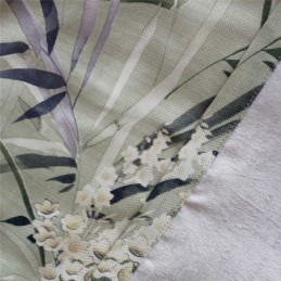 Vihreä Bambuverho Mittatilaustyönä Moderni Kuviollinen Puolipimennys Olohuoneeseen Makuuhuoneeseen Lastenhuoneeseen