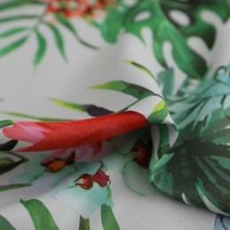 Flamingo-Pimennysverho Mittatilaustyönä Tehty Verho Eläinteemainen Viidakkoverho