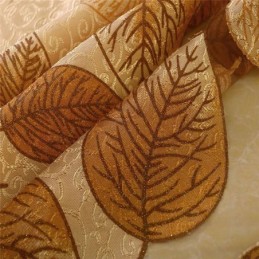 Moderni Läpikuultava Verho Mittatilaustyönä Tehty Minimalistinen Jacquard-Olohuoneen Verho