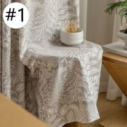 Lehtikuvioiset Verhot Amerikkalaistyylisestä Polyesteristä