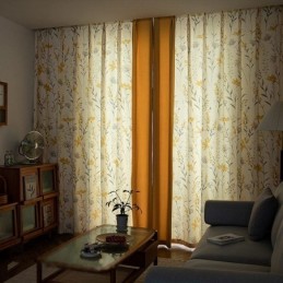 Chevron-Pimennysverhot Amerikkalaistyylisillä Kukilla Ja Mosaiikilla