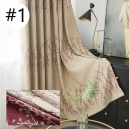 Mittatilaustyönä Tehty Verho American Plant Jacquard -Verho