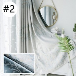 Mittatilaustyönä Tehty Verho American Plant Jacquard -Verho