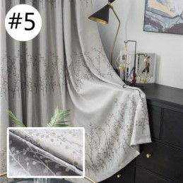 Mittatilaustyönä Tehty Verho American Plant Jacquard -Verho