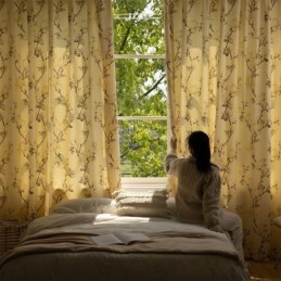 Verhot Amerikkalaistyylisillä Kukkakuvioilla Ja Pimennyksillä