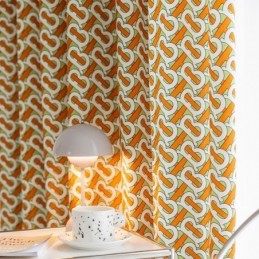 Mittatilaustyönä Tehty Chenille-Verho Painettu Pohjoismainen Pimennysverho