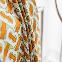 Mittatilaustyönä Tehty Chenille-Verho Painettu Pohjoismainen Pimennysverho