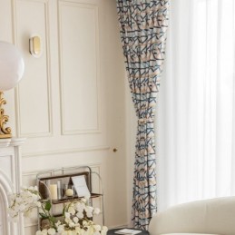 Pimennysverhot Geometrinen Kuvio Nordic Snow Neil