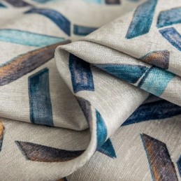 Pimennysverhot Geometrinen Kuvio Nordic Snow Neil