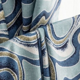 Chenille-Kuvioidut Verhot Skandinaavisella Pimennysverholla