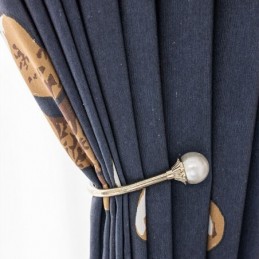 Mittatilaustyönä Tehty Puuvillaverho, Karhukuvioinen, Lasten Tyylinen