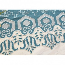 Chenille-Puolipimennysverho, Mittatilaustyönä Tehty Verho, Eurooppalainen Kukkakirjonta, Olohuoneeseen, Makuuhuoneeseen