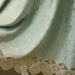 Chenille-Puolipimennysverho, Mittatilaustyönä Tehty Verho, Eurooppalainen Kukkakirjonta, Olohuoneeseen, Makuuhuoneeseen