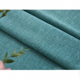 Kirjontaverho Mittatilaustyönä Tehty Verho Eurooppalainen Kukka Puolipimennys Olohuoneeseen Makuuhuoneeseen