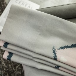 Puuvillaverho Mittatilaustyönä Tehty Verho Sydämenmuotoinen Kuviollinen Pohjoismainen