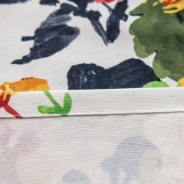 Mittatilaustyönä Tehty Puuvillaverho, Kasvikuvioitu, Pohjoismainen Tyyli