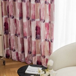 Pimennysverhot Nordic Chenille Printed