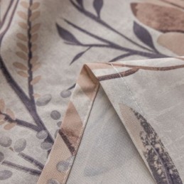 Mittatilaustyönä Tehty Pohjoismainen Verho Puuvillakasvikuvioinen Verho