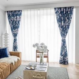 Kukkakuvioinen Verho Mittatilaustyönä, Pohjoismaista Puuvillaa