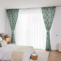 Lehtikuvioitu Verho Mittatilaustyönä, Pohjoismaista Puuvillaa