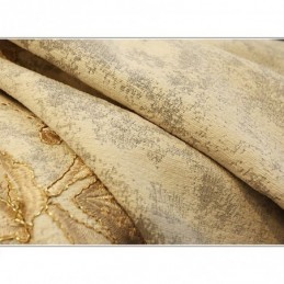 Chenille-Puolipimennysverho Mittatilaustyönä Tehty Verho Eurooppalainen Kukkakirjonta Olohuone Makuuhuone