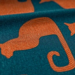 Mittatilaustyönä Tehty Puuvillaverho, Kissanpentukuvioinen, Pohjoismainen Tyyli